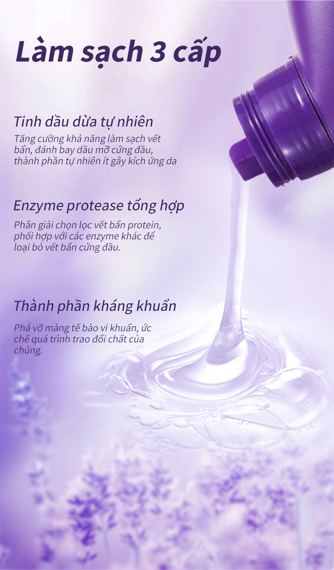 Muzome Lavender Laundry Detergent